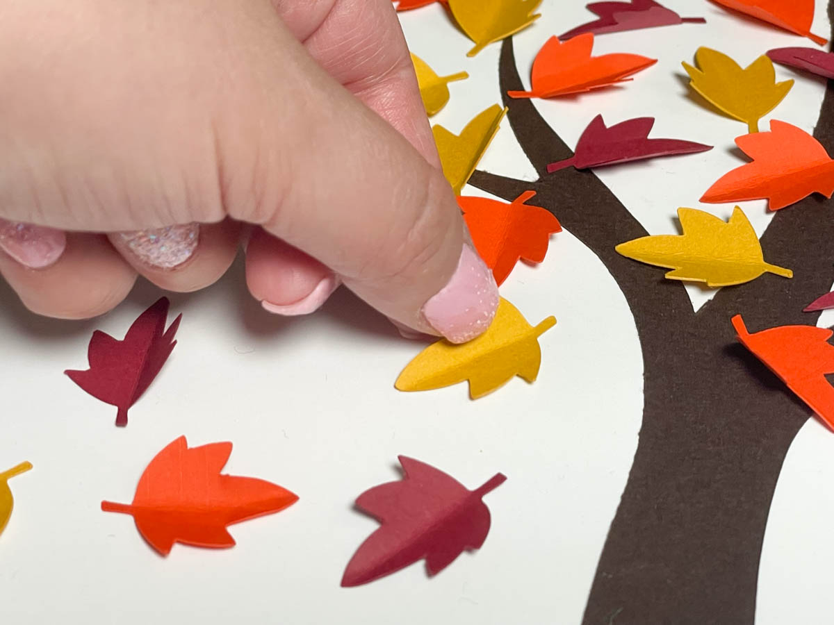 How To Craft This Autumn Tree Paper Cut Out Art - Let's Craft